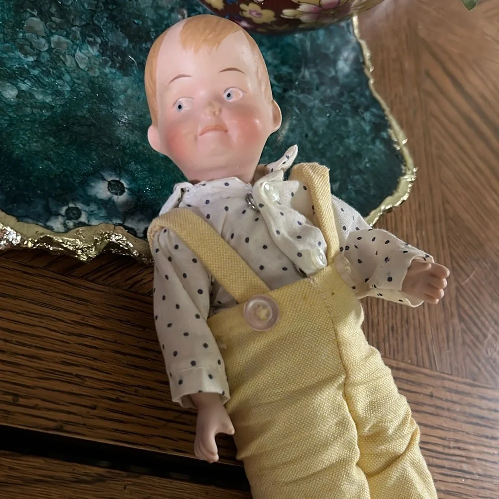 Vintage Porcelain Boy Jack Doll by artist JEANNIE DI MAURO